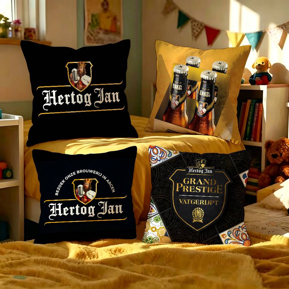 Home Textiles Logo - Sarung Bantal Personalisasi Logo Hertog Jan