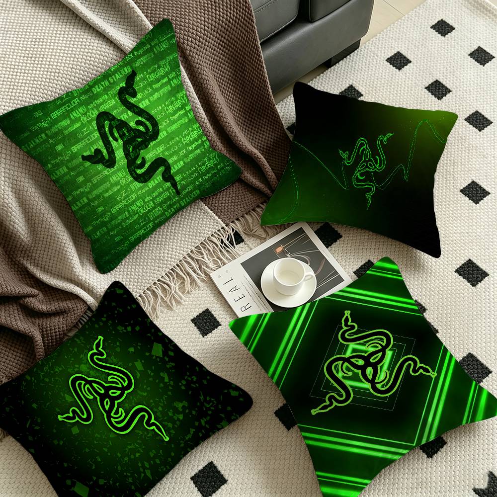 Home Textiles Logo - Sarung Bantal Logo R-RAZER, Sarung Bantal
