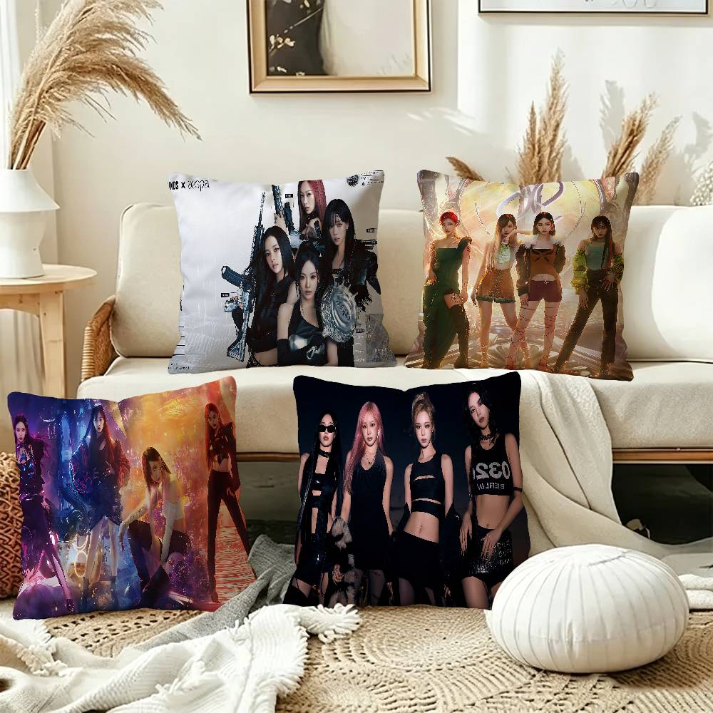 Home Textiles Group - Kpop Group A-Aespas Sarung Bantal Estetika