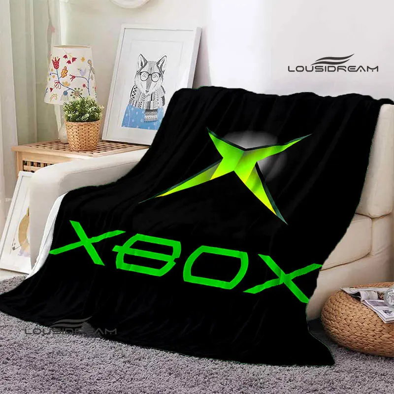 Home Textiles Logo - Selimut Bulu Logo Xbox Desain Gaming