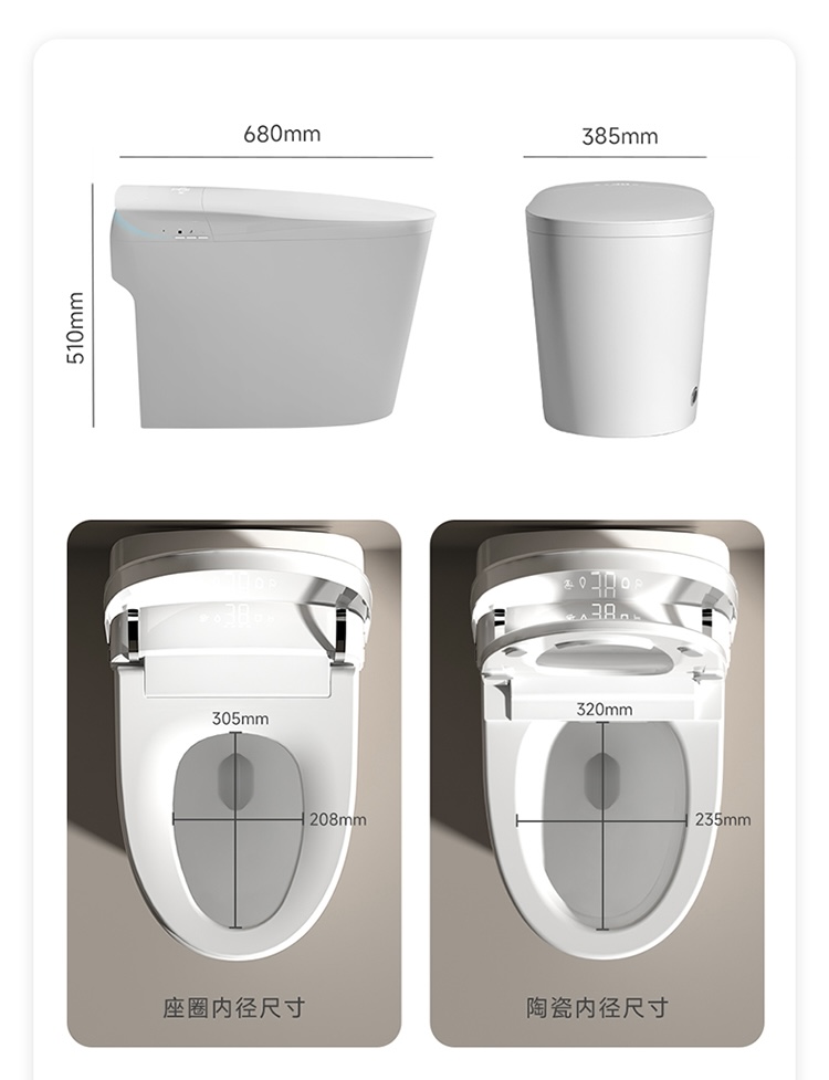 P & C Home Textiles Usa - Toilet Pintar Otomatis Terlaris dengan Fungsi