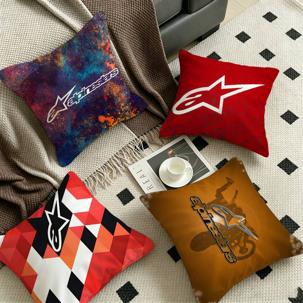 Home Textiles Logo - Sarung Bantal Logo Alpinestars, Sarung Bantal