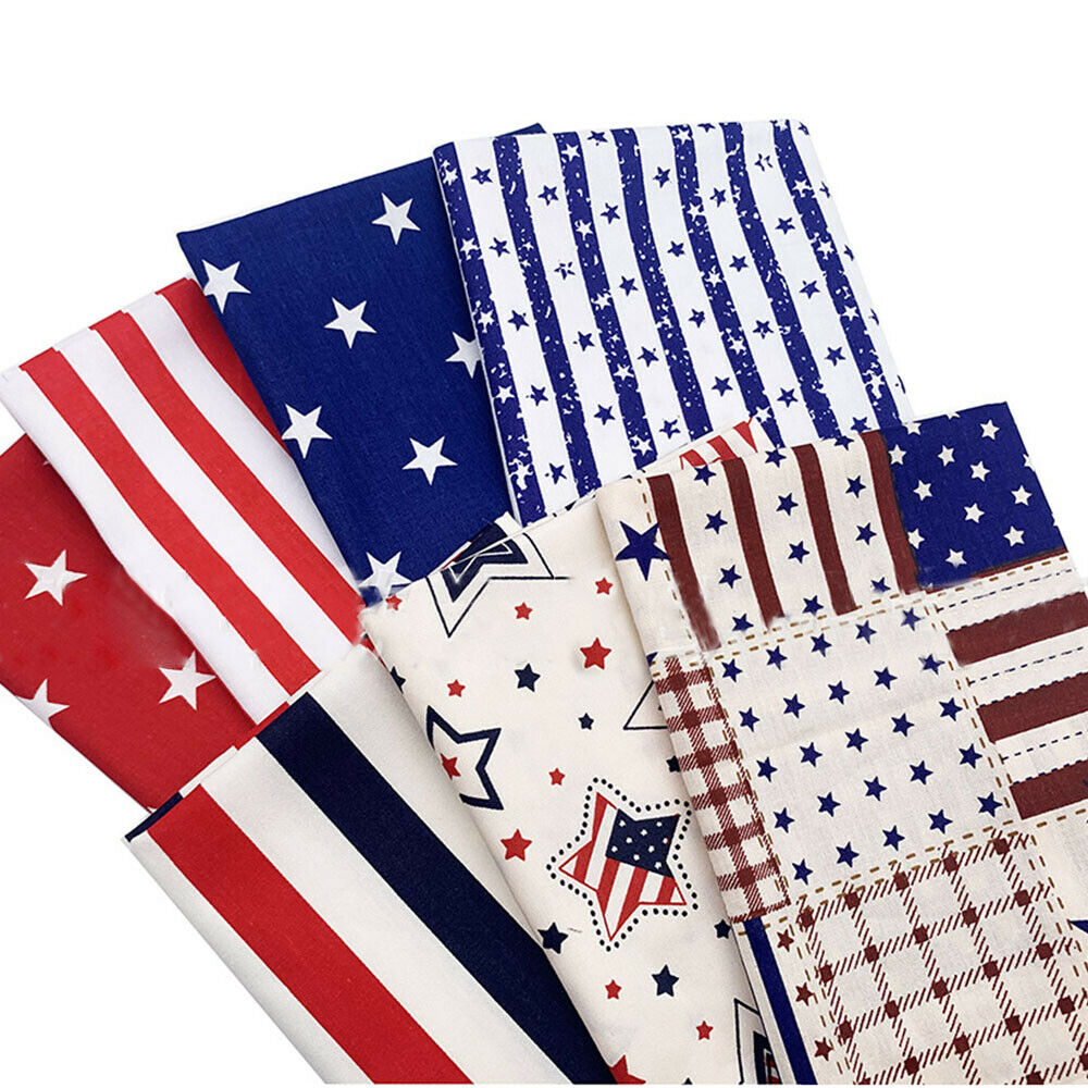 Home Textiles Group - 7 buah/set bintang bergaris dicetak gaya