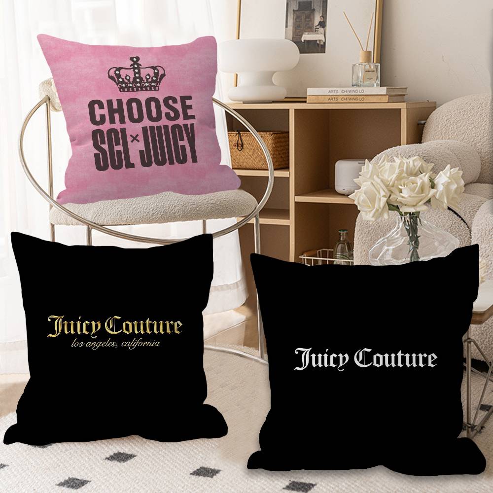 Home Textiles Logo - Logo J-Juicy C-CoutureS-S Sarung Bantal Personalisasi