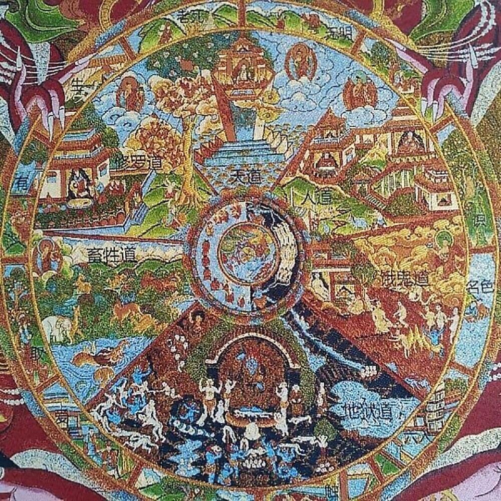 Lukisan Sutra Penjaga Buddha D - Home Textiles China ulasan dan harga