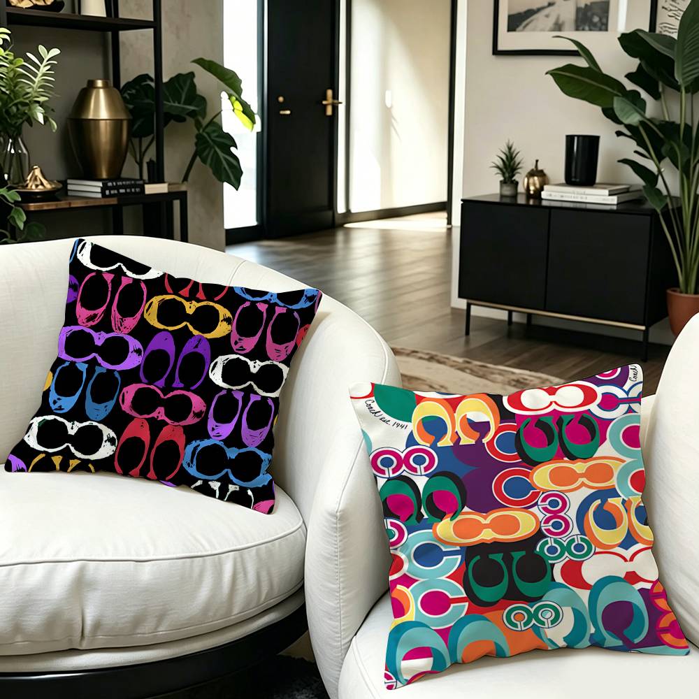 Sarung Bantal C-Coach B-Brand  - Home Textiles Logo ulasan dan harga