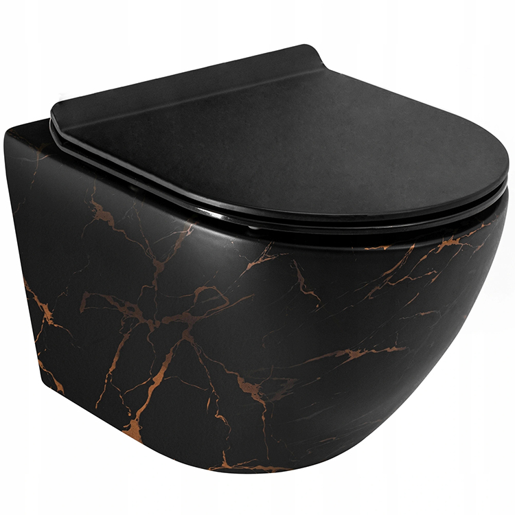Toilet, Desain Marmer Warna Ma - P & C Home Textiles Usa ulasan dan harga