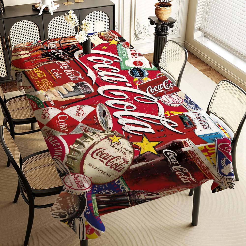 C-COCA Logo C-COLAS Taplak Mej - Home Textiles Logo ulasan dan harga