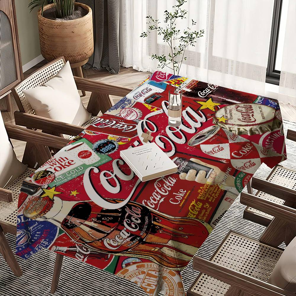 C-COCA Logo C-COLAS Taplak Mej - Home Textiles Logo ulasan dan harga